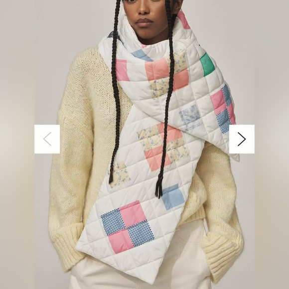 Anthropologie Maeve Quilted Puffer Scarf - Picture 8 of 8